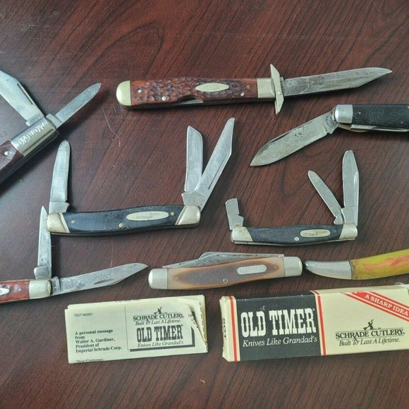 Case XX Other - Vintage Antique Knife Lot Case XX Buck Old Timer Schrade Nice Lot LOOK!!